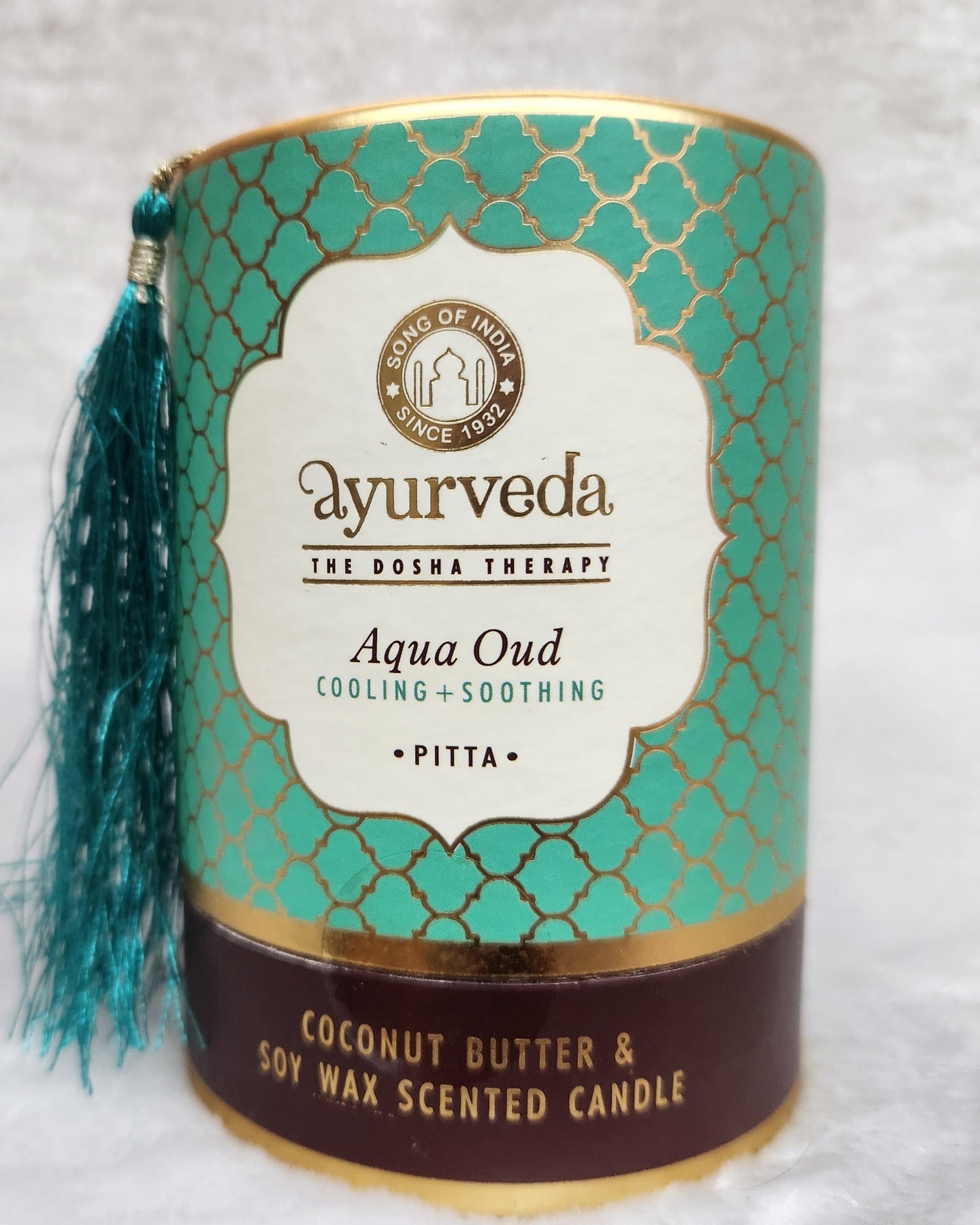 Song of India Ayurveda Aqua Oud Candle