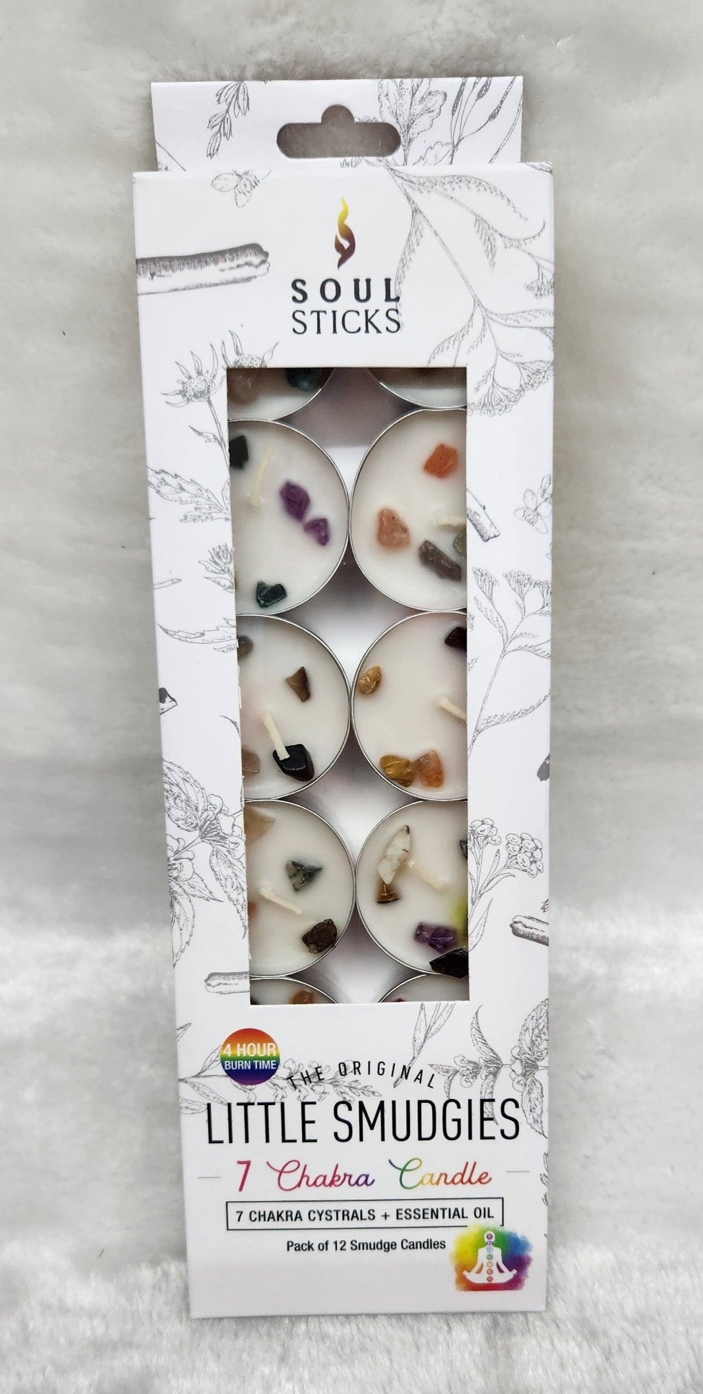 Soul Sticks Little Smudgies 7 Charka Candels
