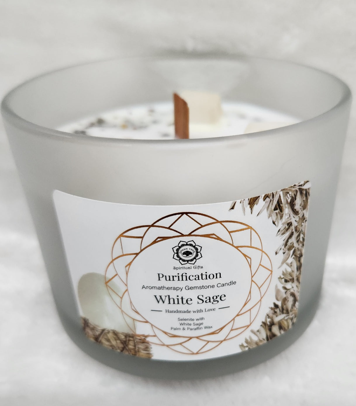 Purification - White Sage - Candle