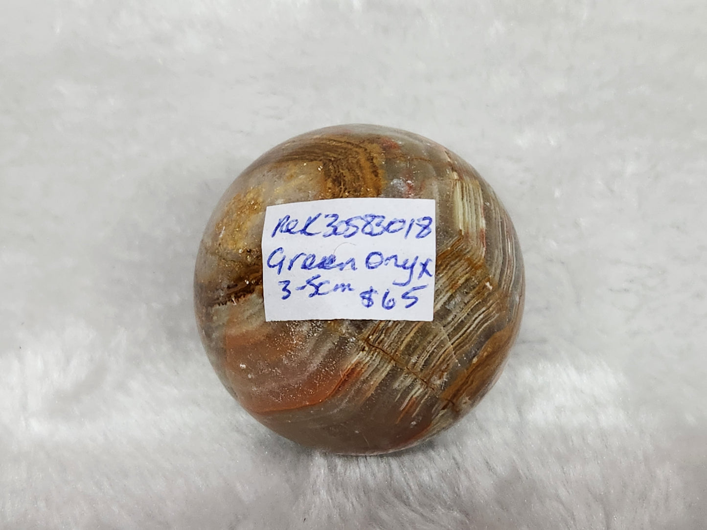 Green Onyx Sphere