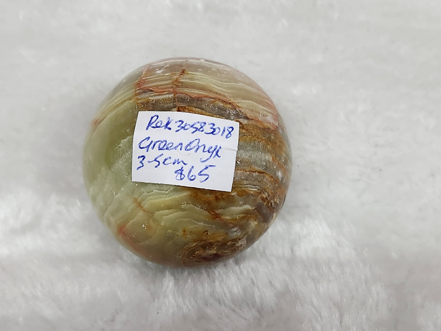 Green Onyx Sphere