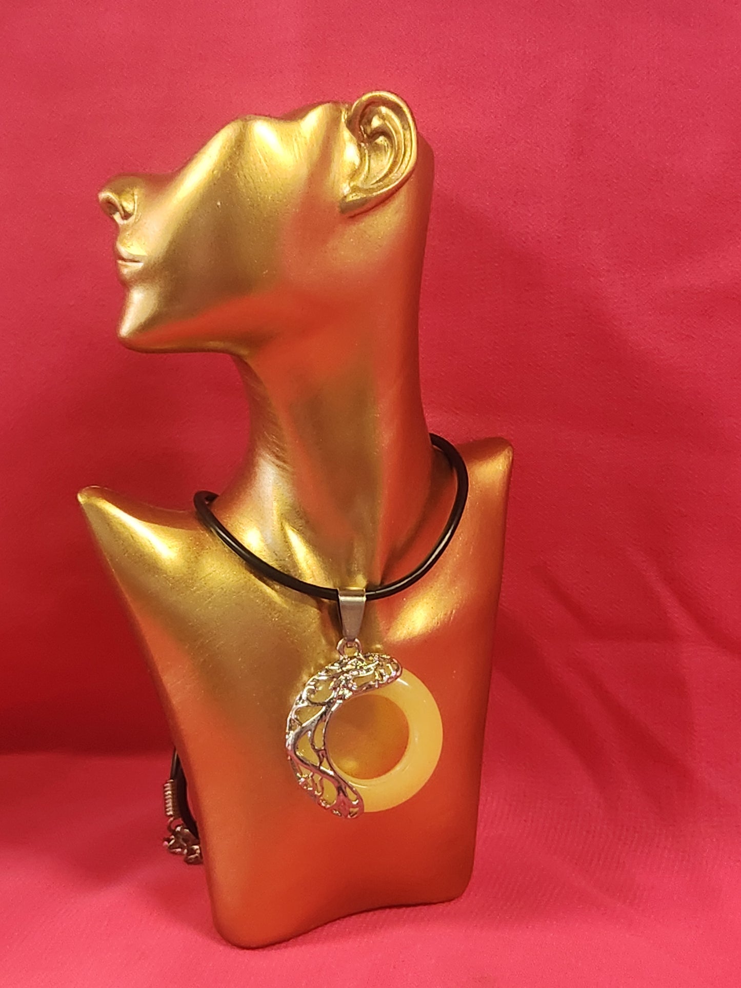 Beautiful Orange Crystal Pendant