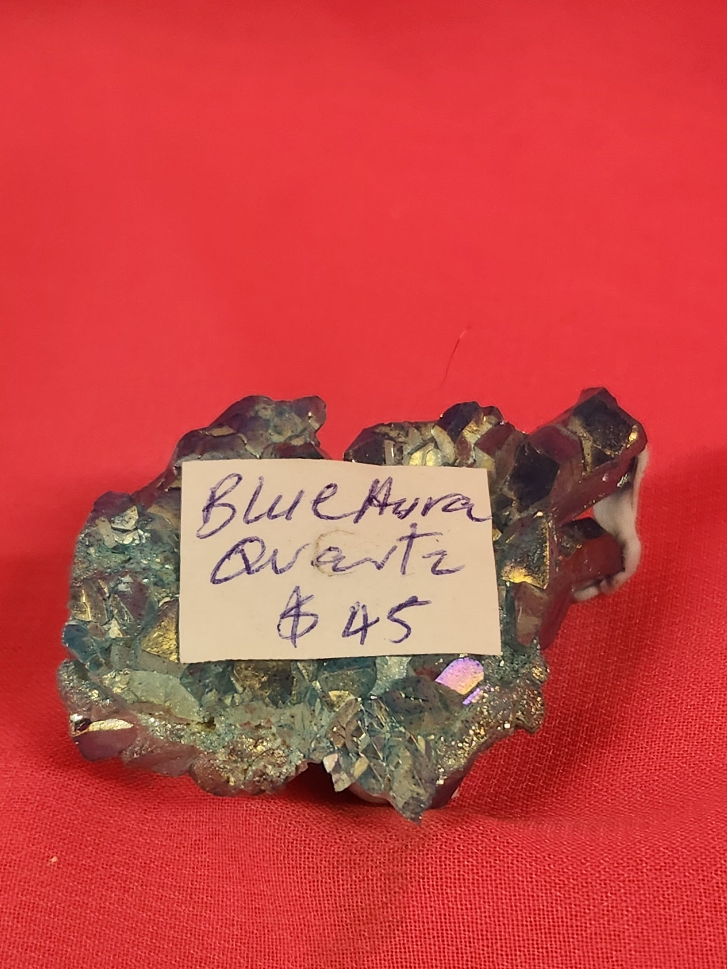 Blue Aura Quartz Crystal