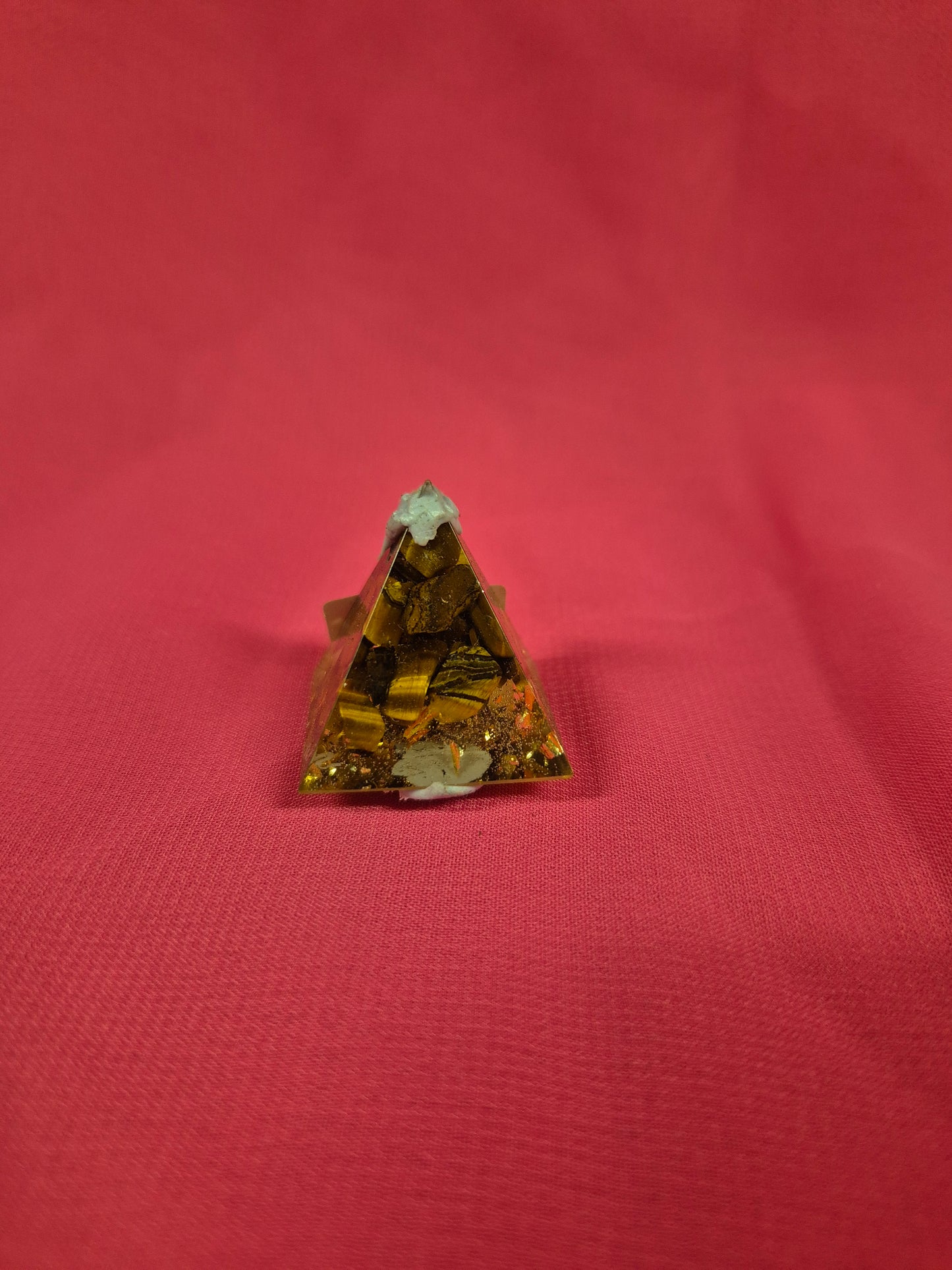 Small Tigers Eye Organite Pyramid