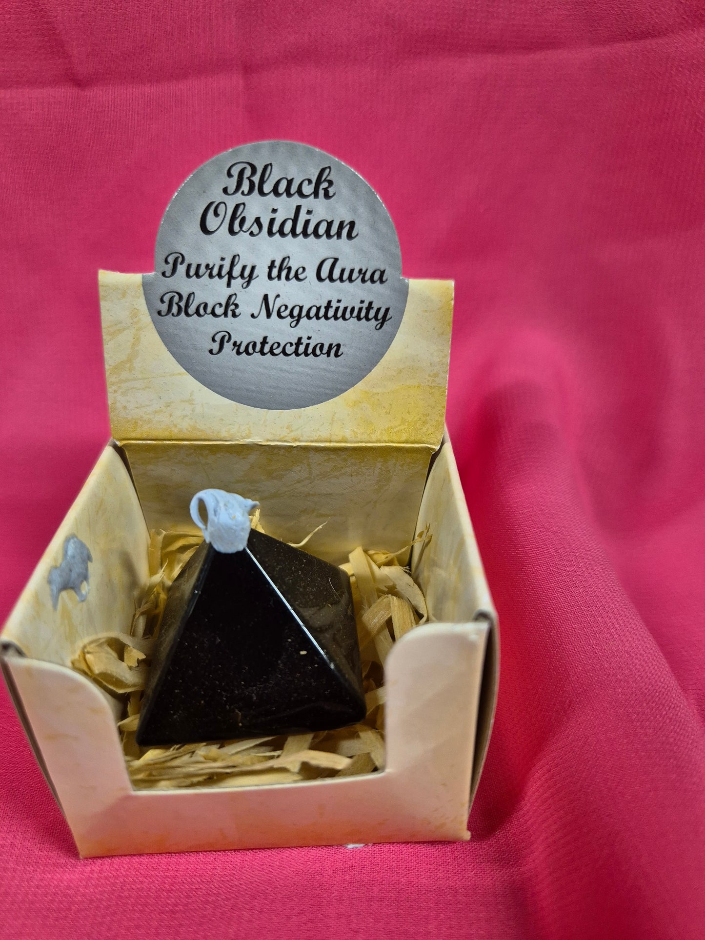 Black Obsidian Pyramid