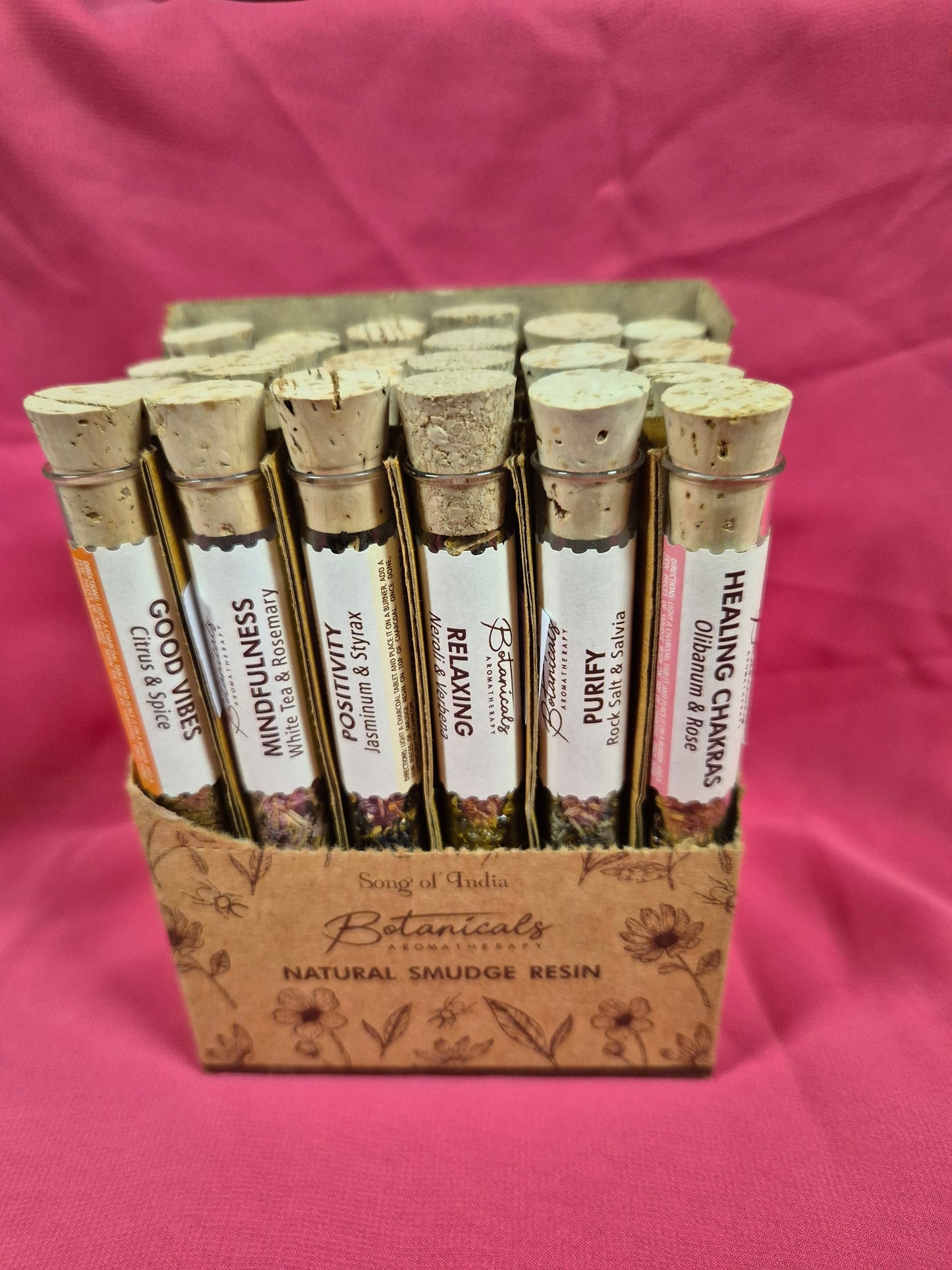 Song of India Botanical Resins - Purify - Rock Salt & Salvia