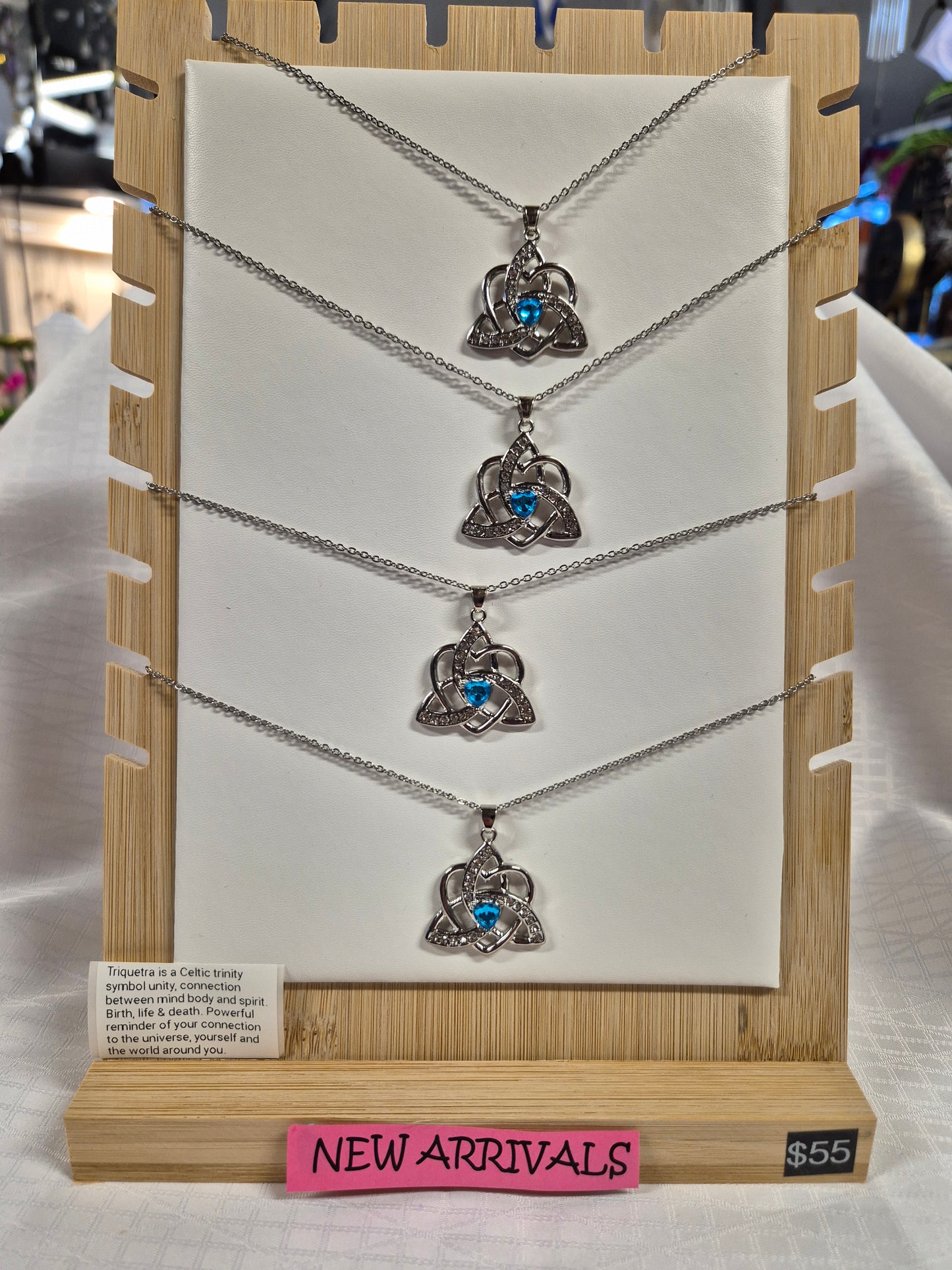 Silver Triquetra Necklace