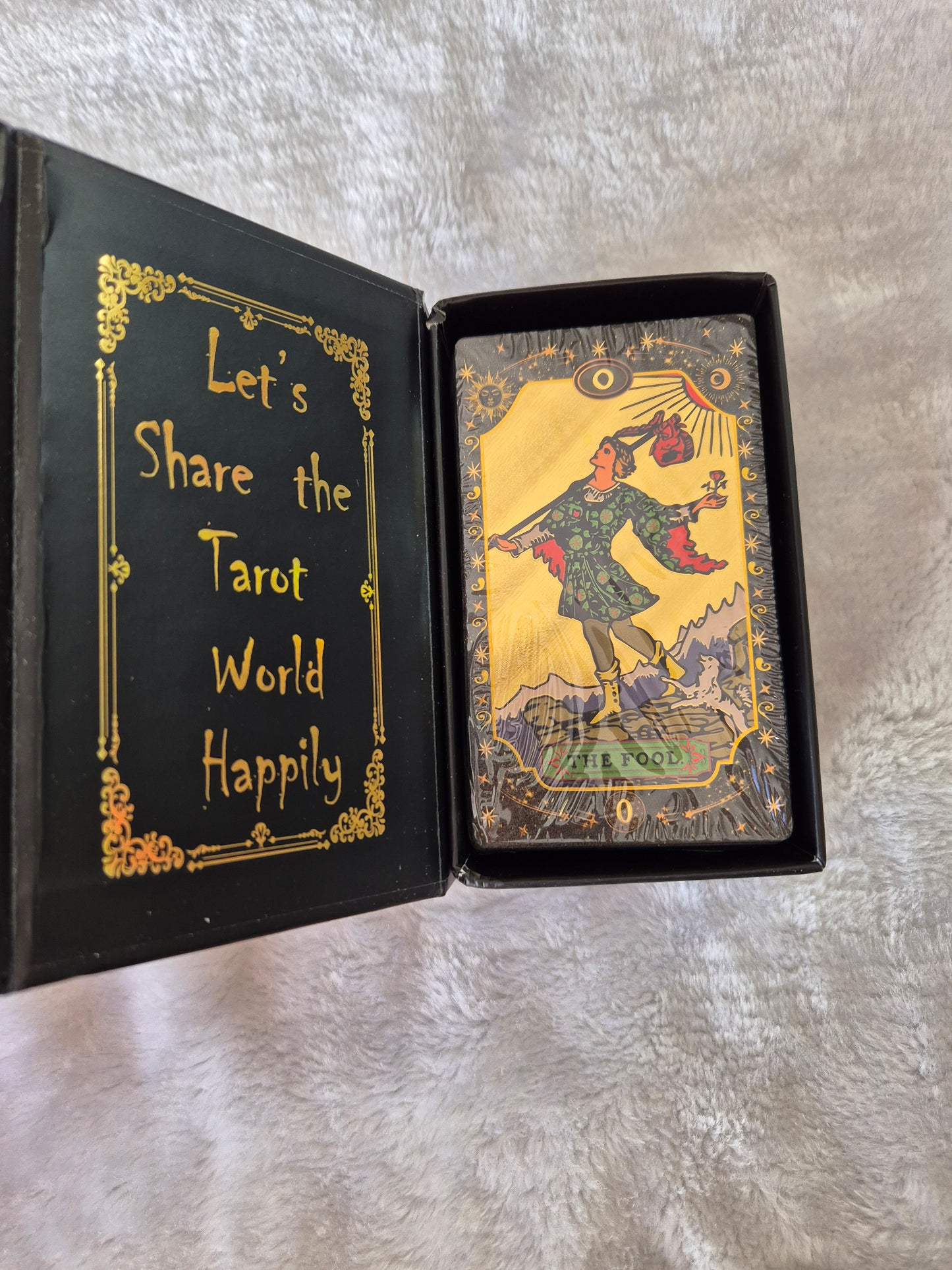 Black Gold Foil Tarot