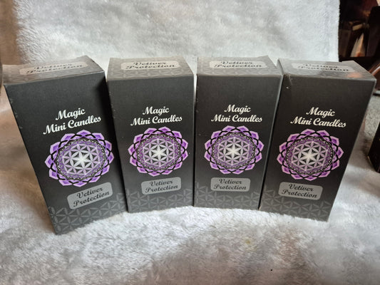 Magic Mini Candles Vertiver Protection
