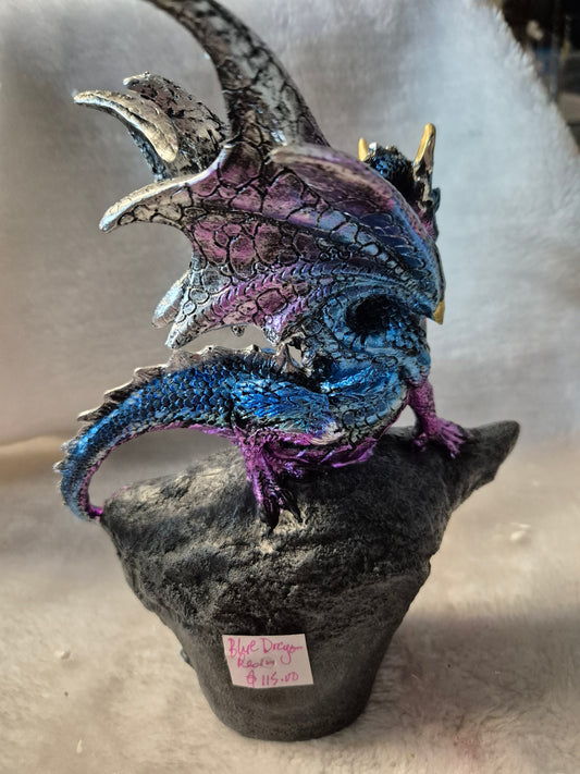 Purple & Blue Crystal Dragon