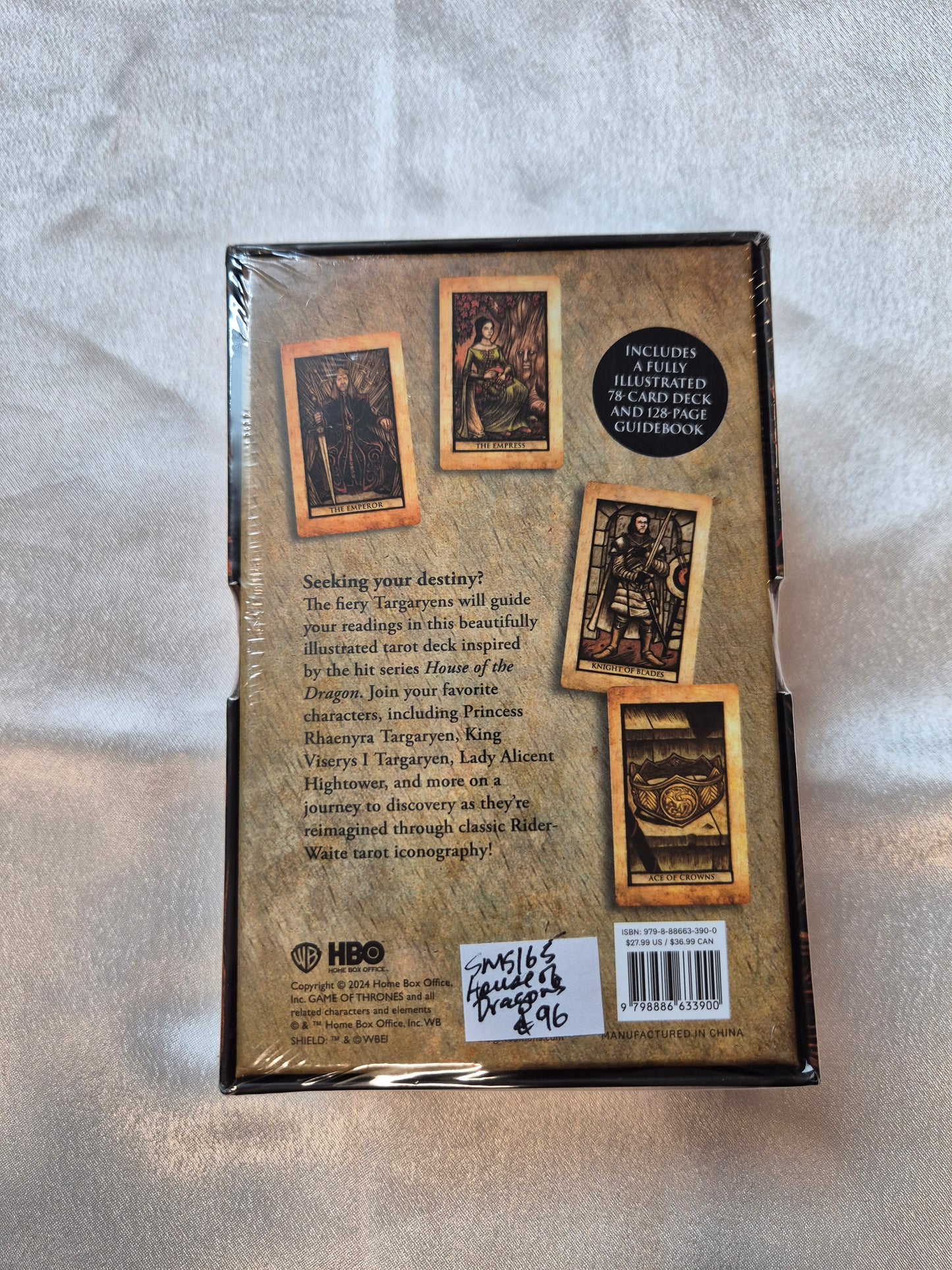 Game of Thrones House of the Dragon - Tarot Deck & Guidebook