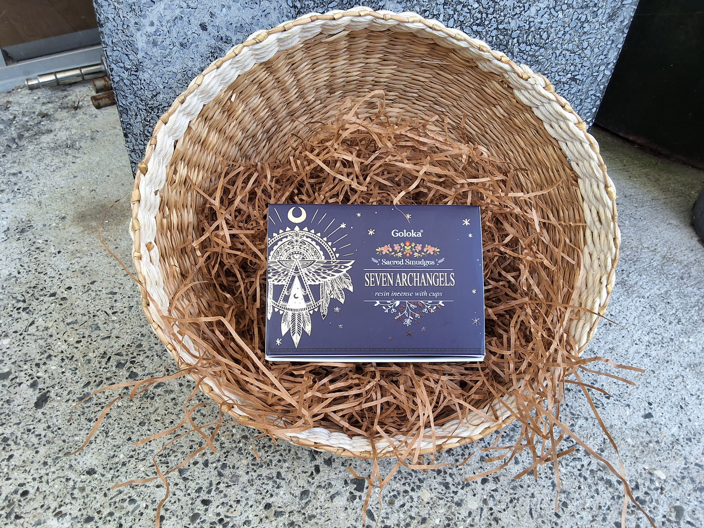 Goloka Seen Archangel's Resin Incense Cups