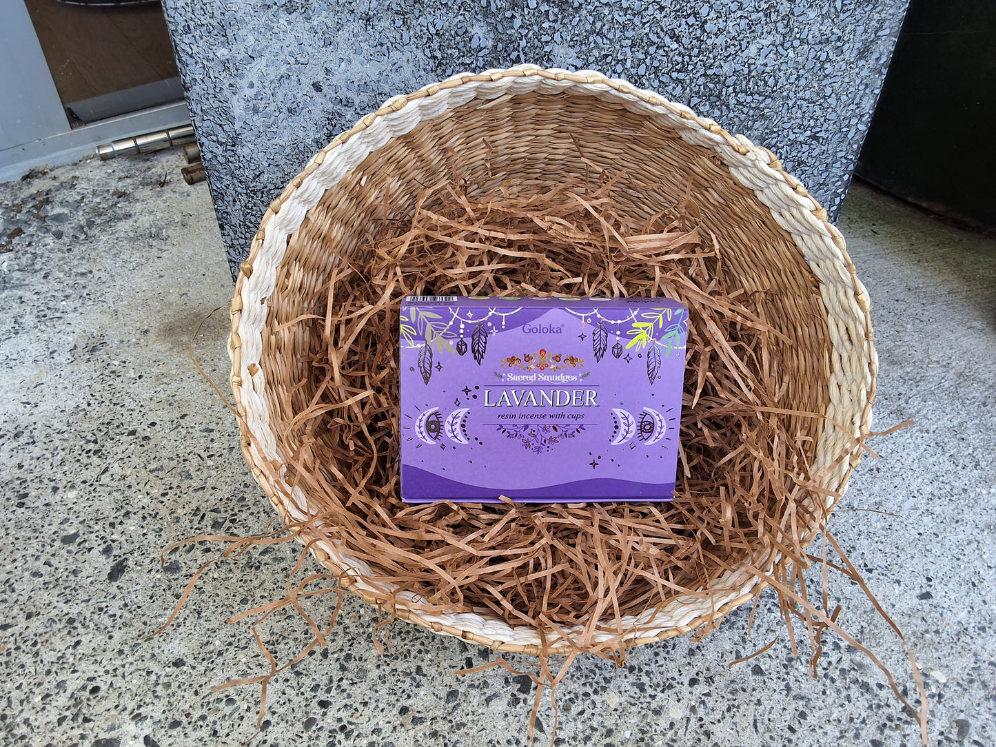 Goloka Lavender Resin Incense Cups