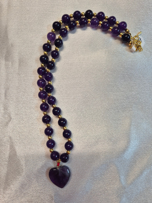 Beautiful Amethyst Necklace