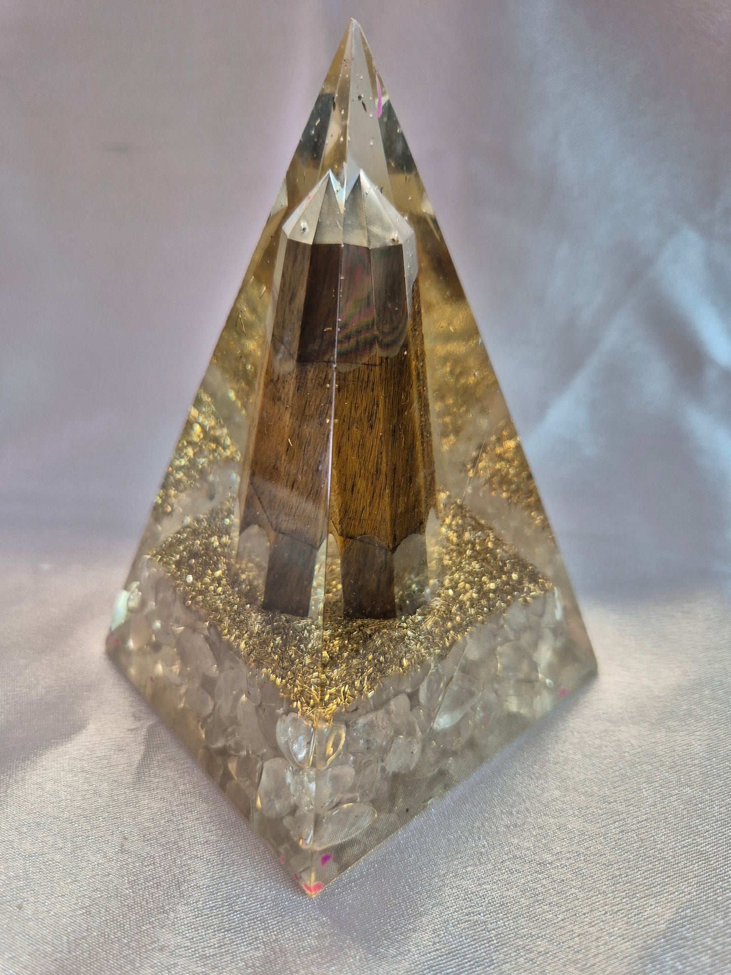 Orgonite Tigers Eye Pyramid