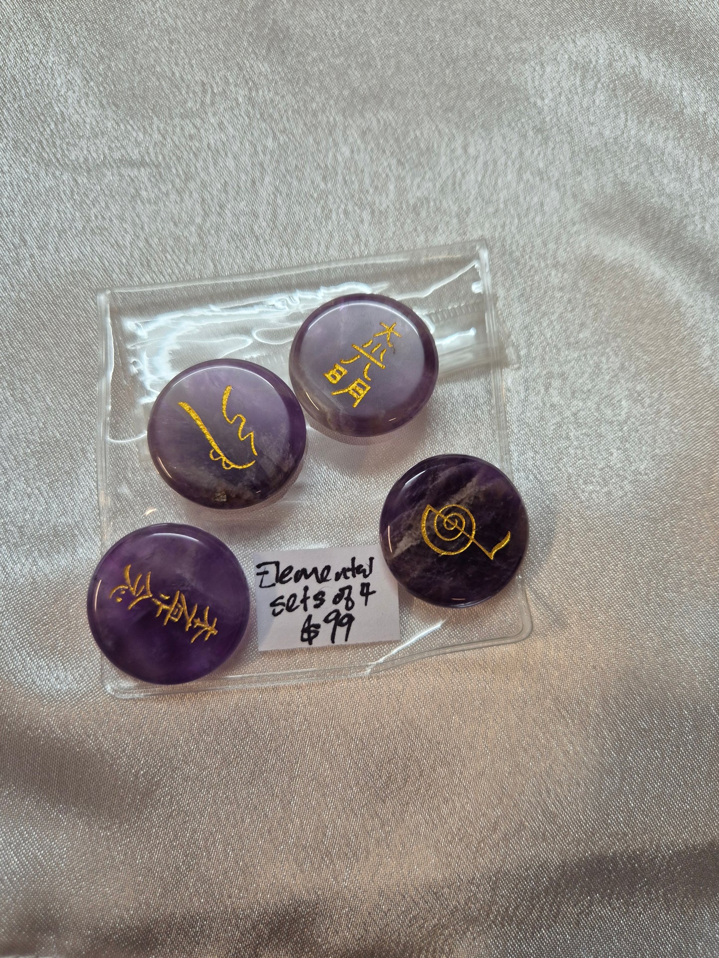 Amethyst Elemental Set of 4