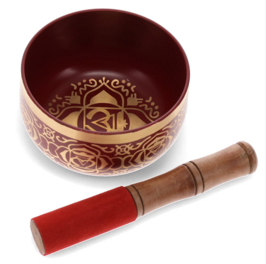 SINGING BOWL - Chakra Base Red 12.5cm