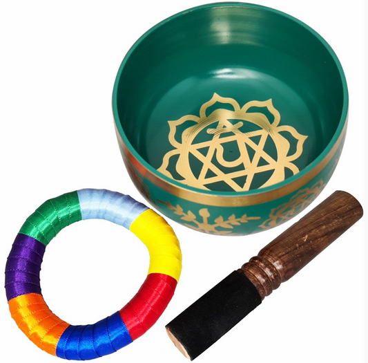 SINGING BOWL - Chakra Green 13cm