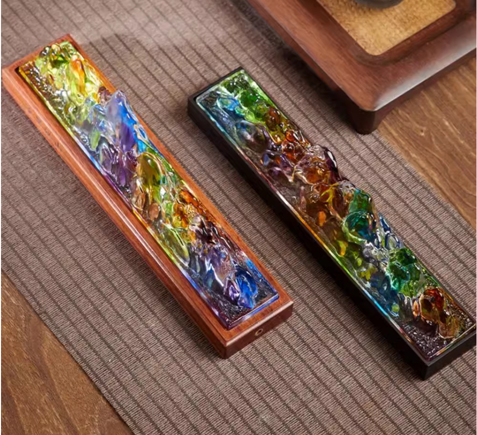 ✨ Glass Mountain Incense Burner🏔️🔥