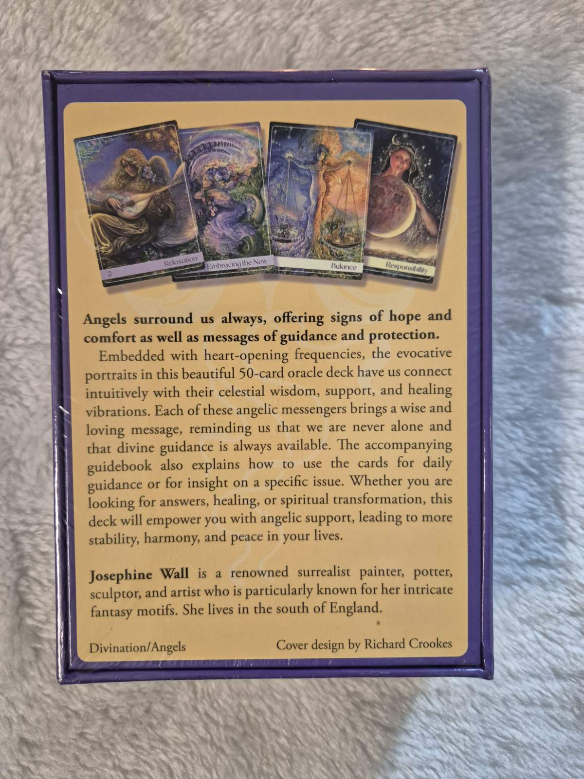 Angelic Vibrations Oracle – 50-Card Deck & Guidebook by Josephine Wall