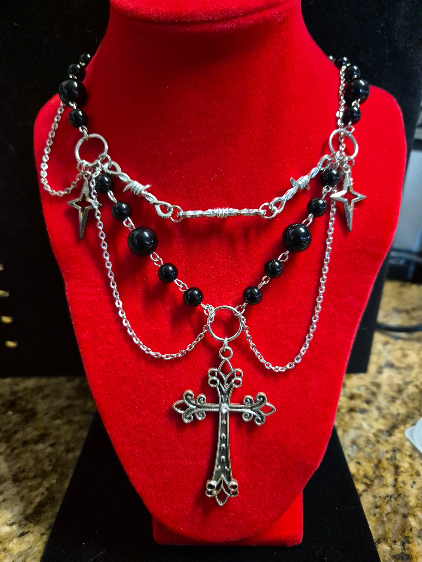 Gothic Cross Necklace