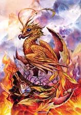 Birthday Pheonix Card