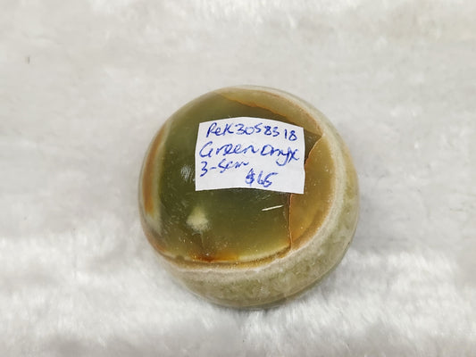 Green Onyx Sphere