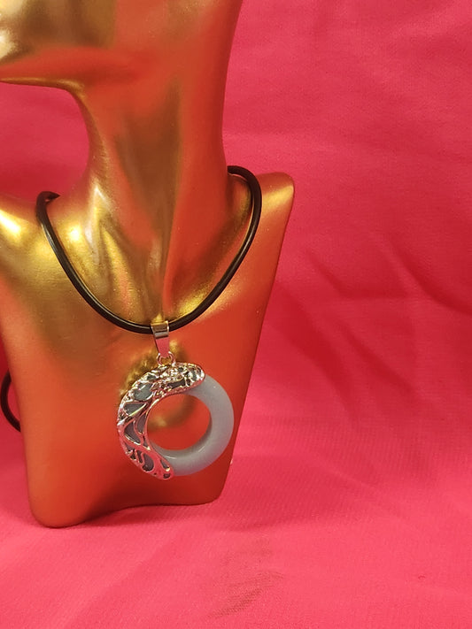 Beautiful Blue Crystal Pendant