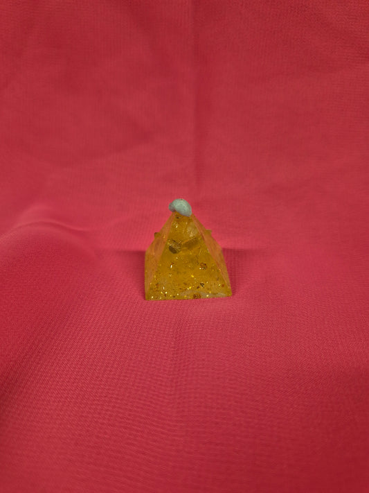 Small Citrine Organite Pyramids