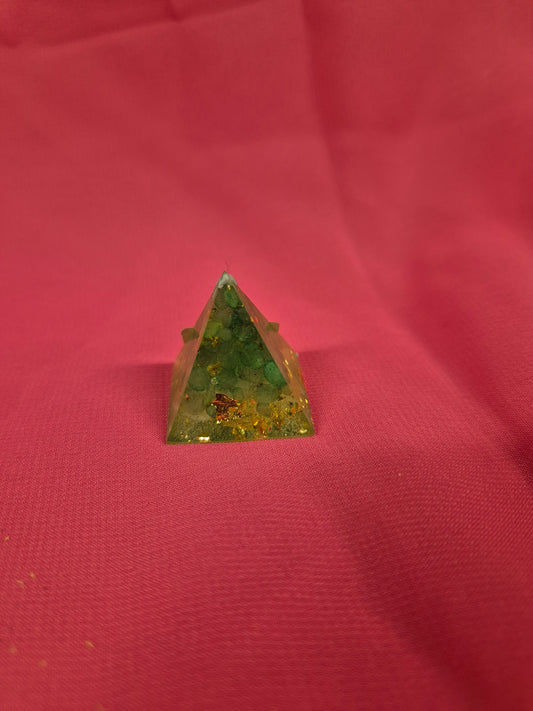 Small Green Aventurine Organite Pyramids