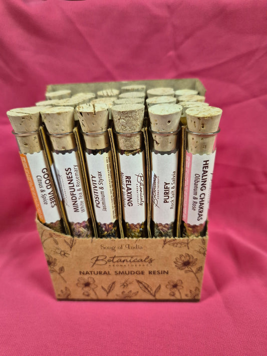 Song of India Botanical Resins - Relaxing - Neroli & Verbena