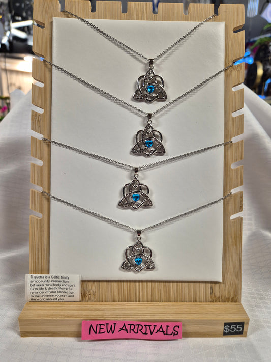 Silver Triquetra Necklace