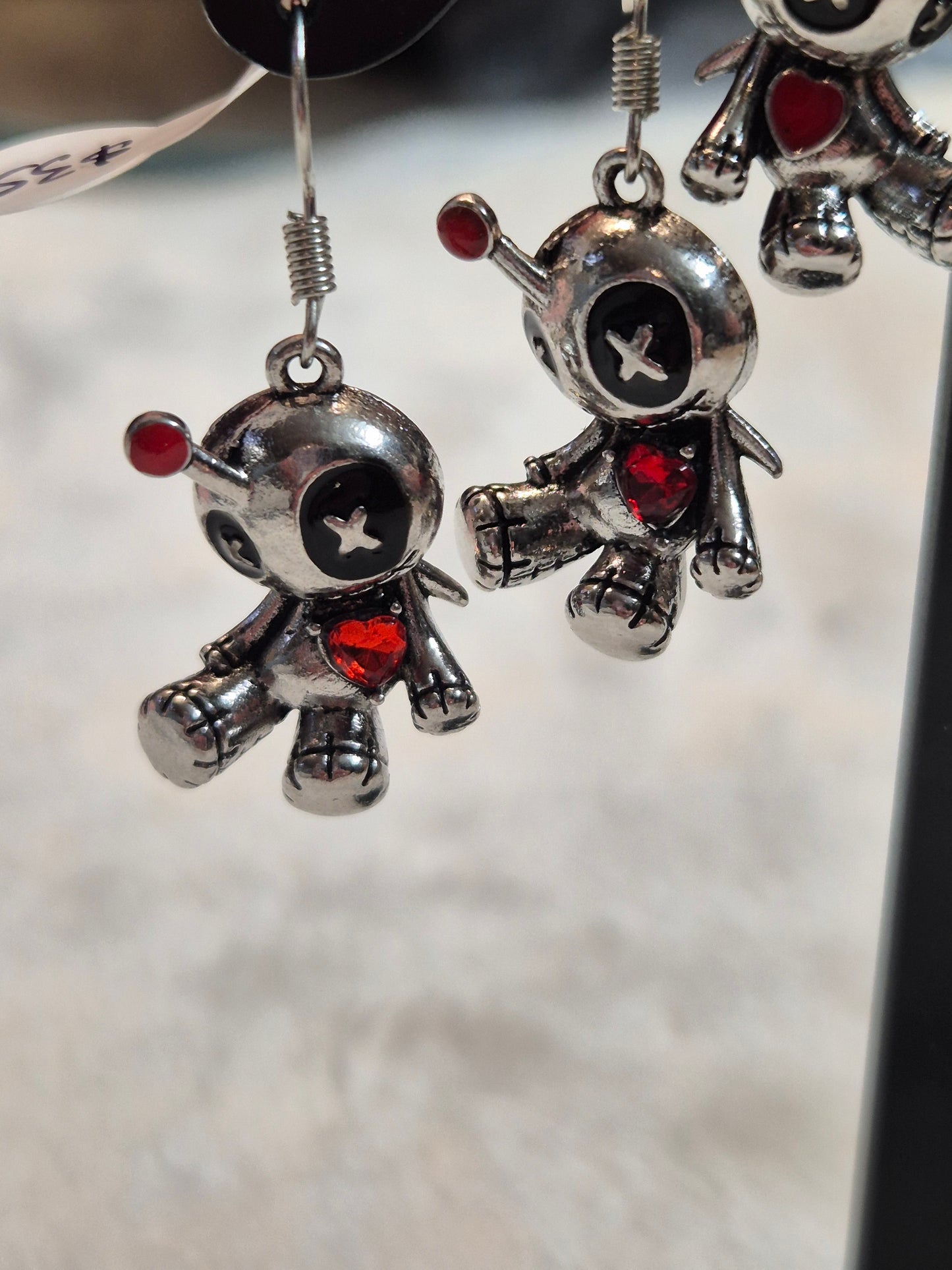 Gothic Teddy Earrings
