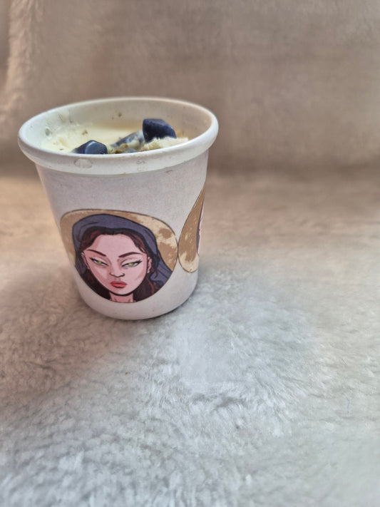 Triple Moon Goddess Smudge Candle