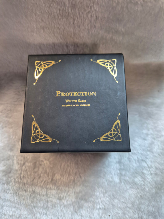 White Sage Protection Candle