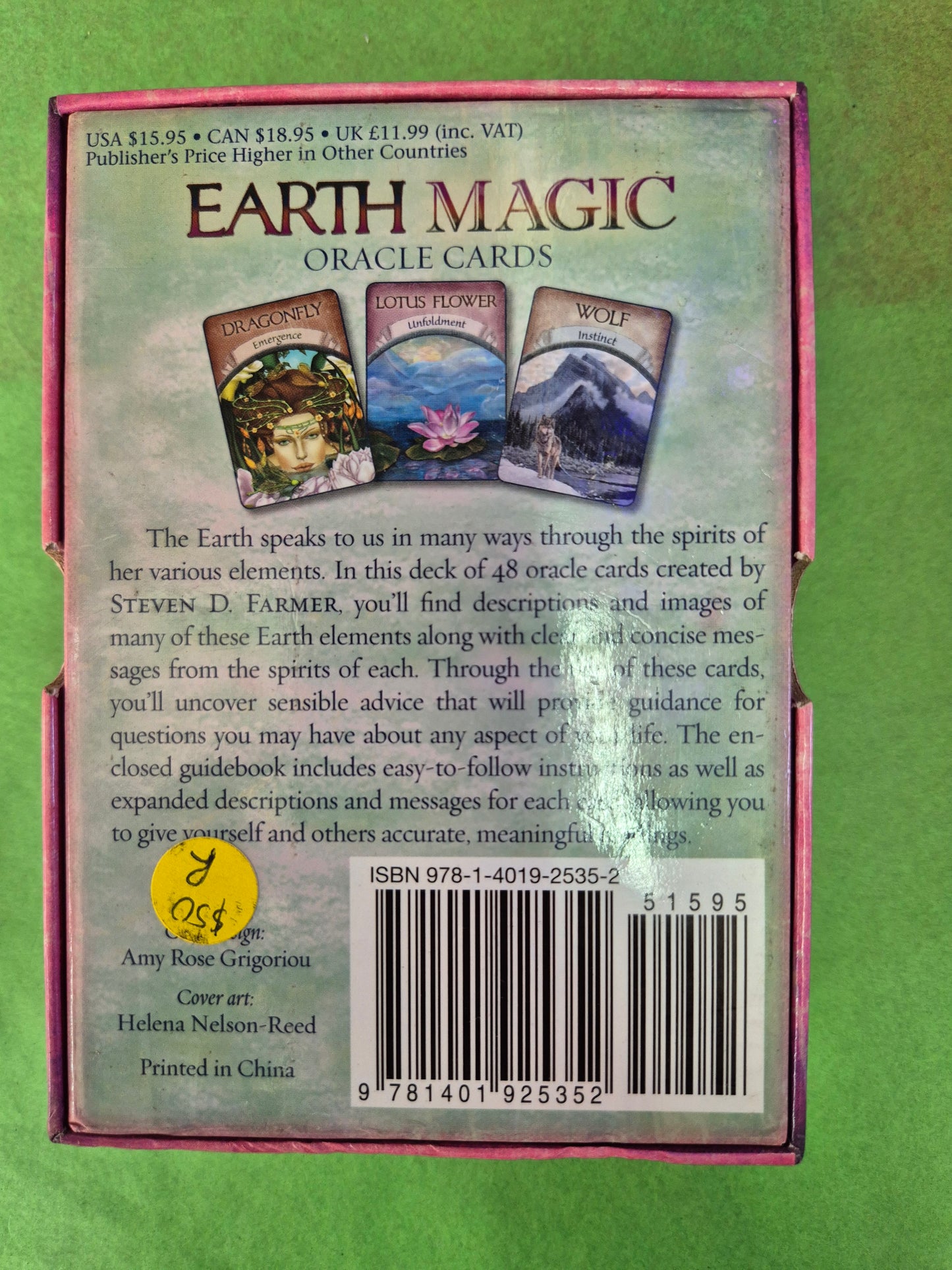 Earth Magic Oracle Cards - Steven D. Farm,er