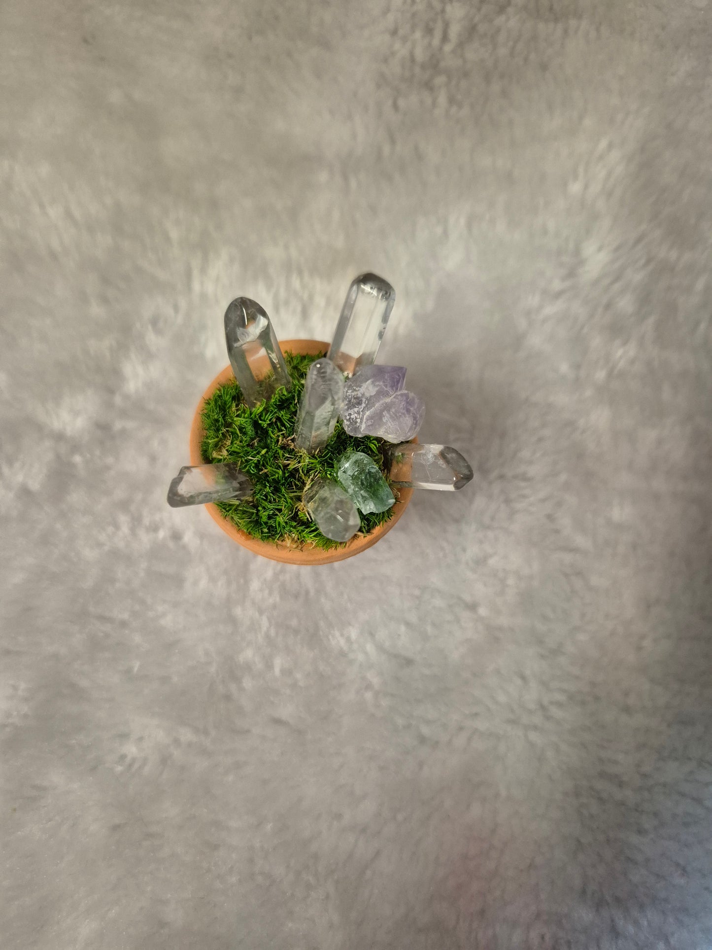 Clear Quartz Crystal Pot