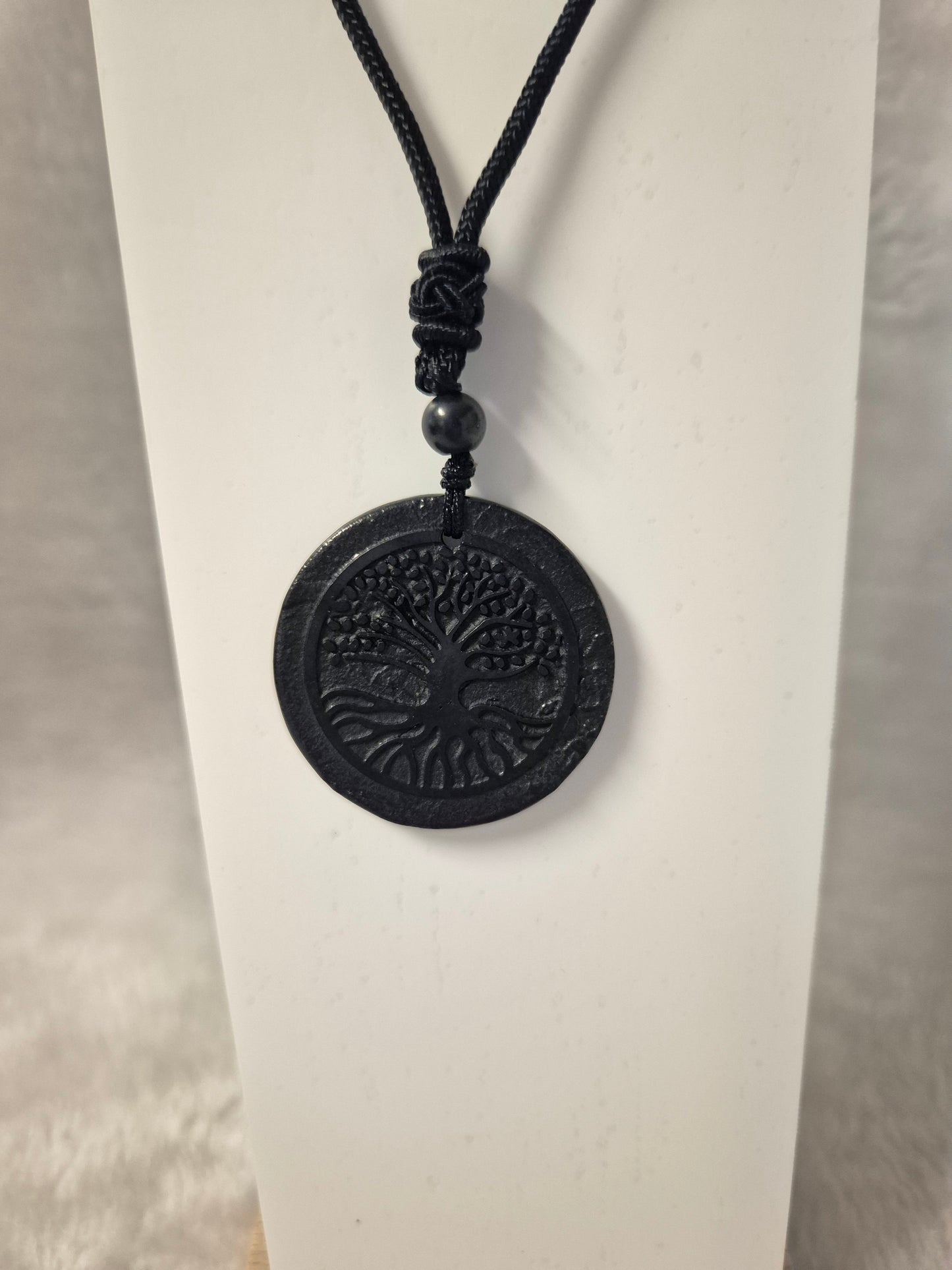 Hand Carved Tree of Life Shungite