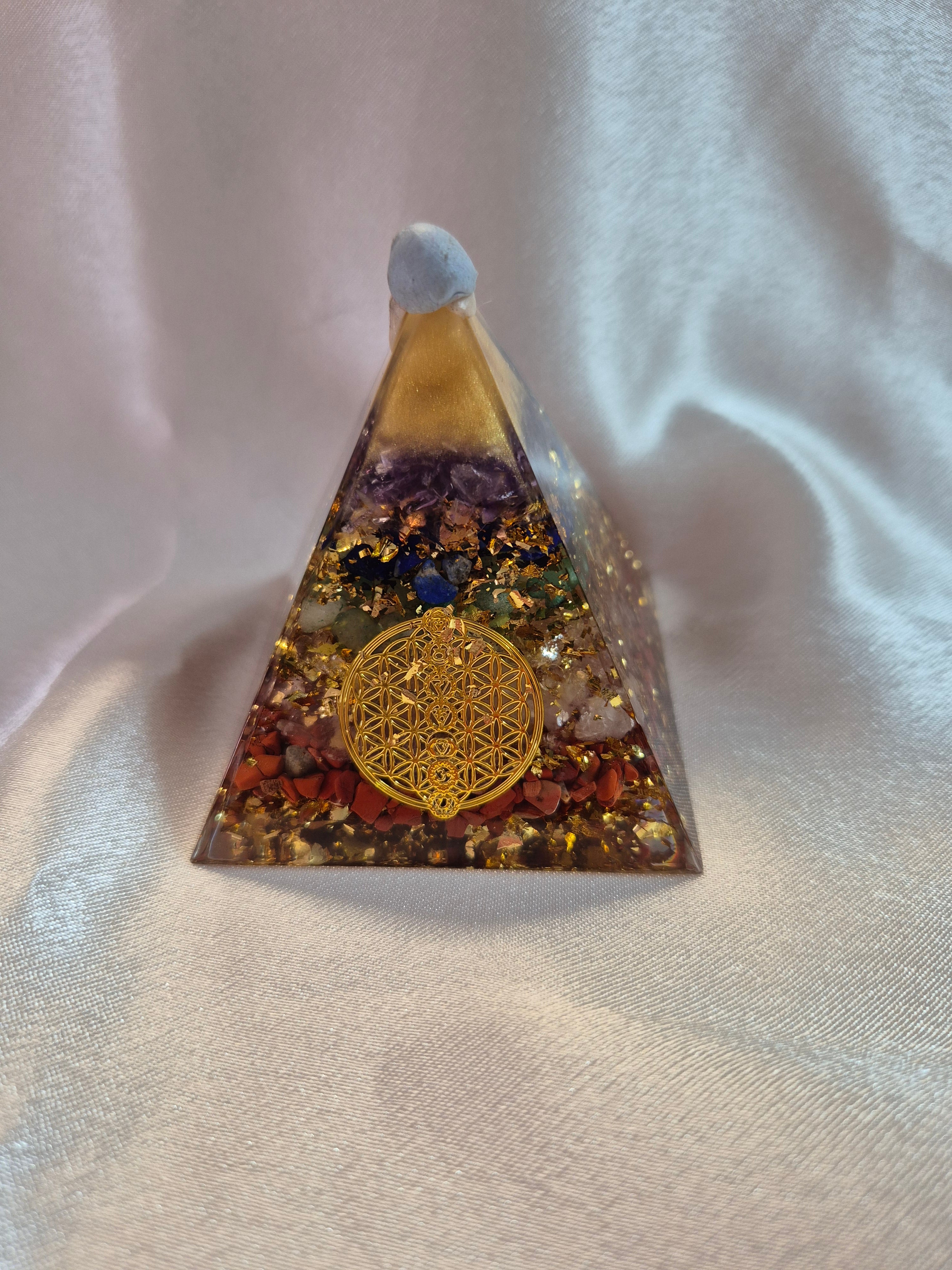 Orgonite Chakra Pyramid | Rekkies Oracle – Rekkies Orcale Limited