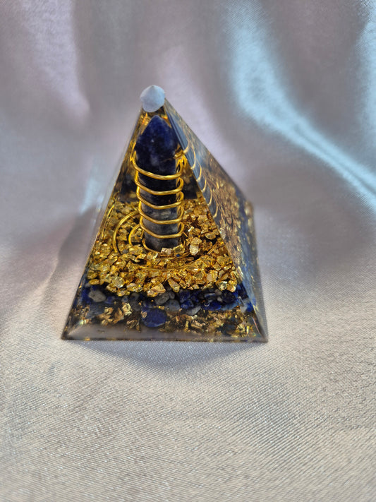 Orgonite Lapus Lazuli Generator Pyramid