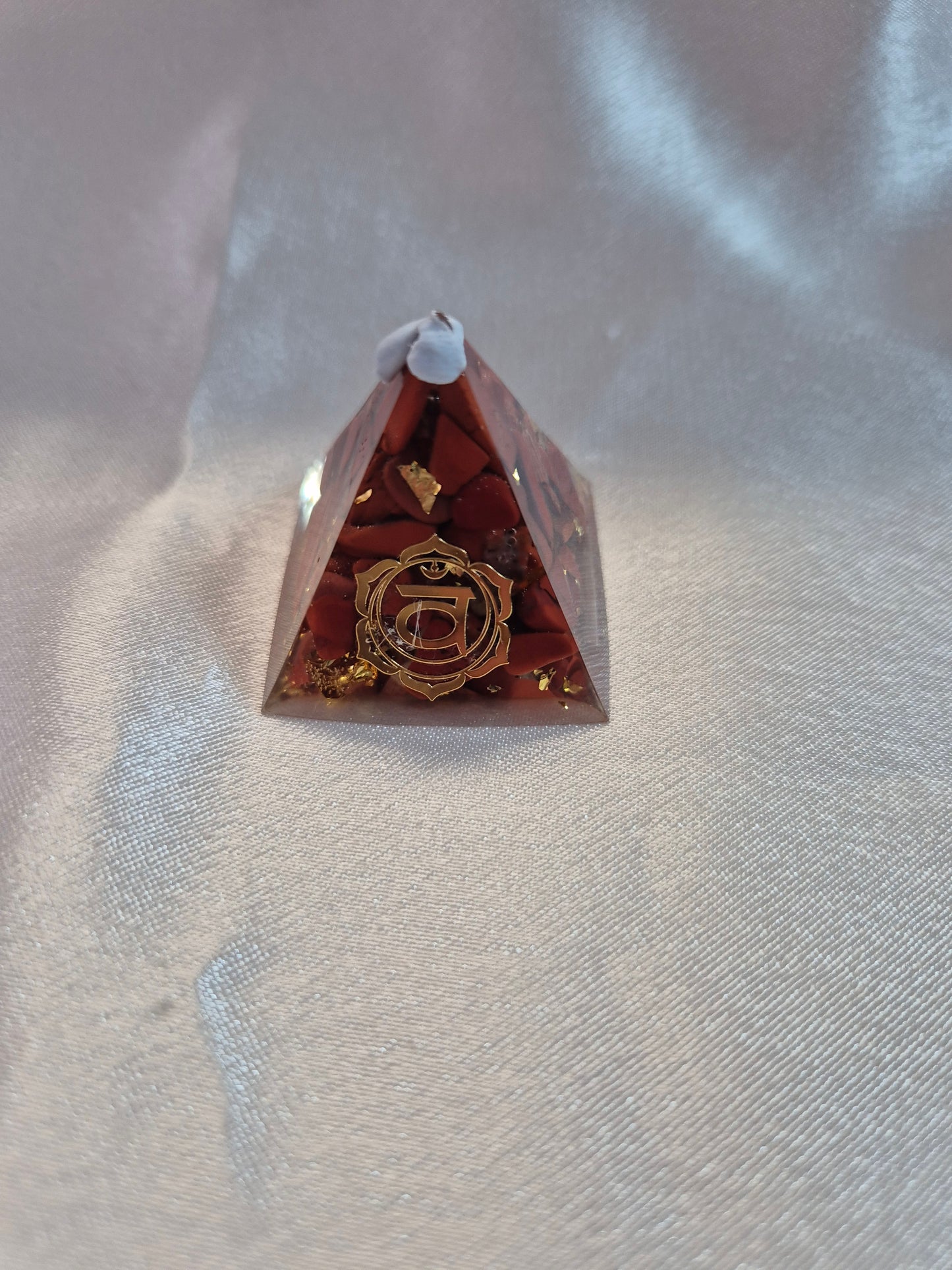 Orgonite Chakra Pyramid Jasper