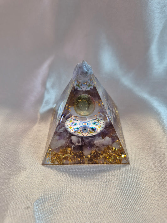 Orgonite Amethyst Lotus