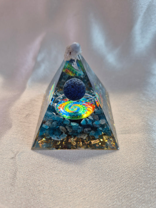 Orgonite Lapis Lazuli Pyramid