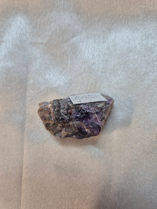 Raw Chevron Amethyst