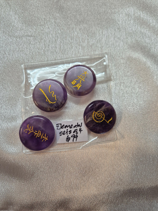 Amethyst Elemental Set of 4
