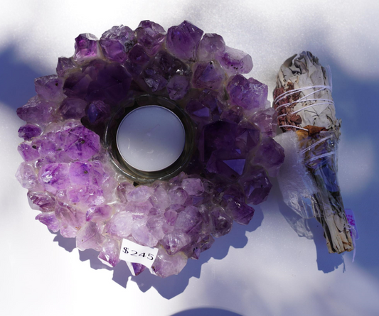 Serene Spirit Amethyst & Sage Purification Set