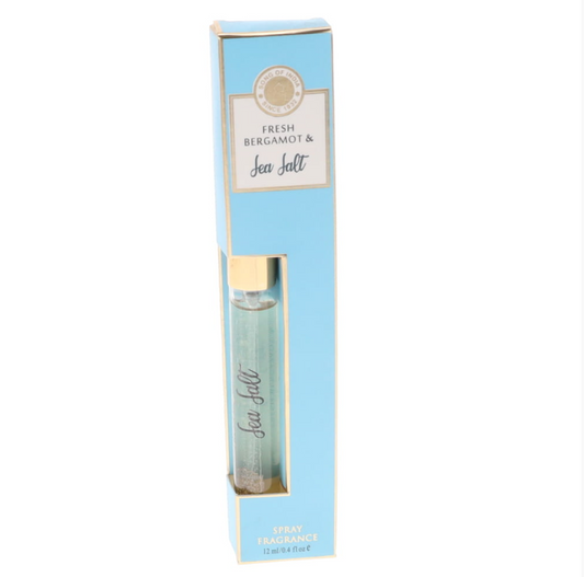 Coastal Breeze: Bergamot & Sea Salt Perfume Spray - 12ml