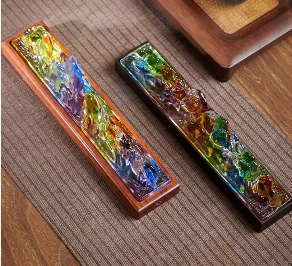 ✨ Aromatic Peaks - Glass Mountain Incense Burner🏔️🔥