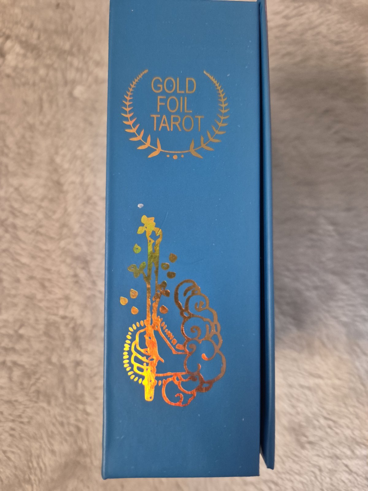 Blue & Gold Foil Tarot Cards – Moonlight Celestial Edition