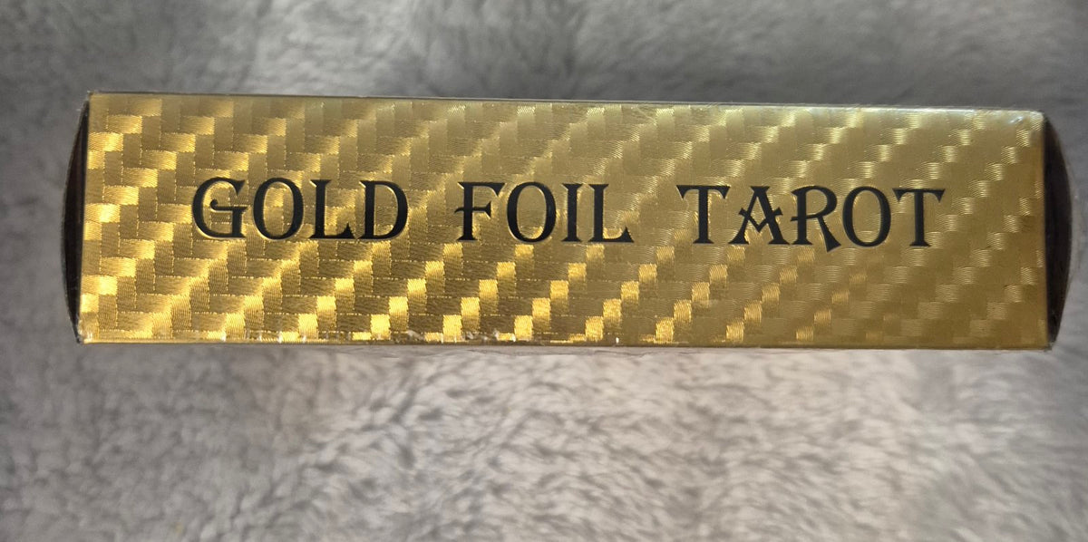 Gold Foil Tarot Cards – Golden Sun & Moon Celestial Edition